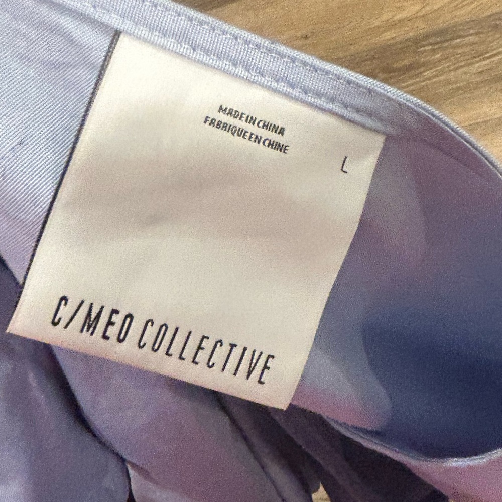 C/MEO Collective light blue with bell sleeve shirt - Picture 5 of 5